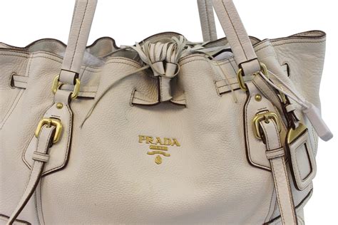 prada white hobo bag